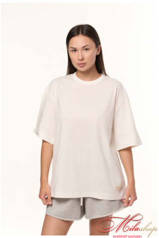 Футболка жіноча оверсайз з бавовни Luna L021 Lisa-1